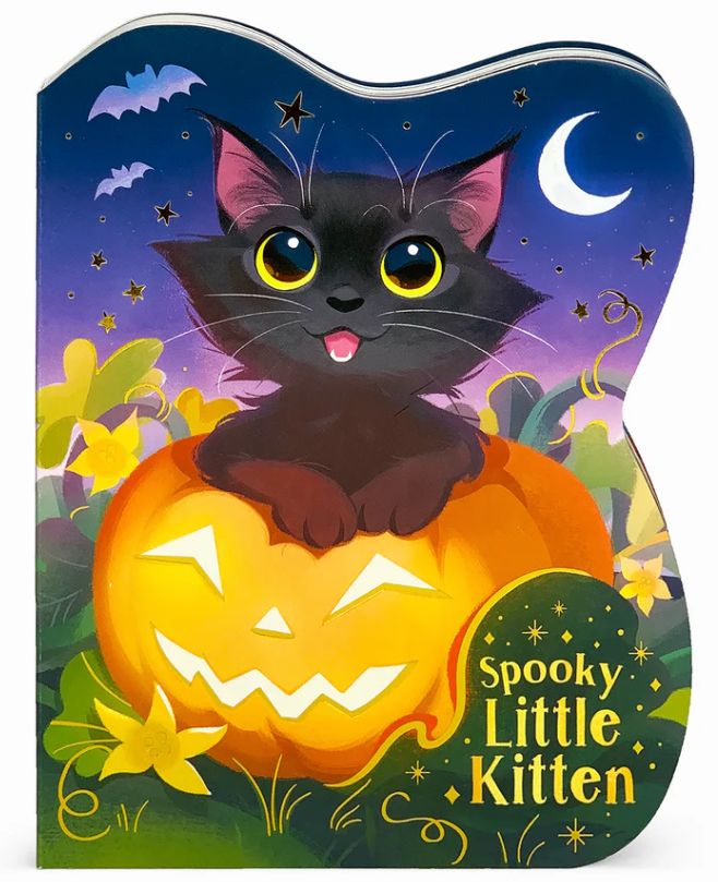 A Little Spooky Cat Shaped Board Book