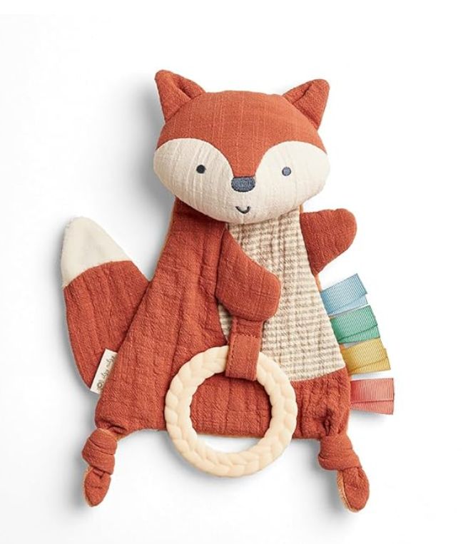 Itzy Ritzy Crinkle Teether Doll-  Fox
