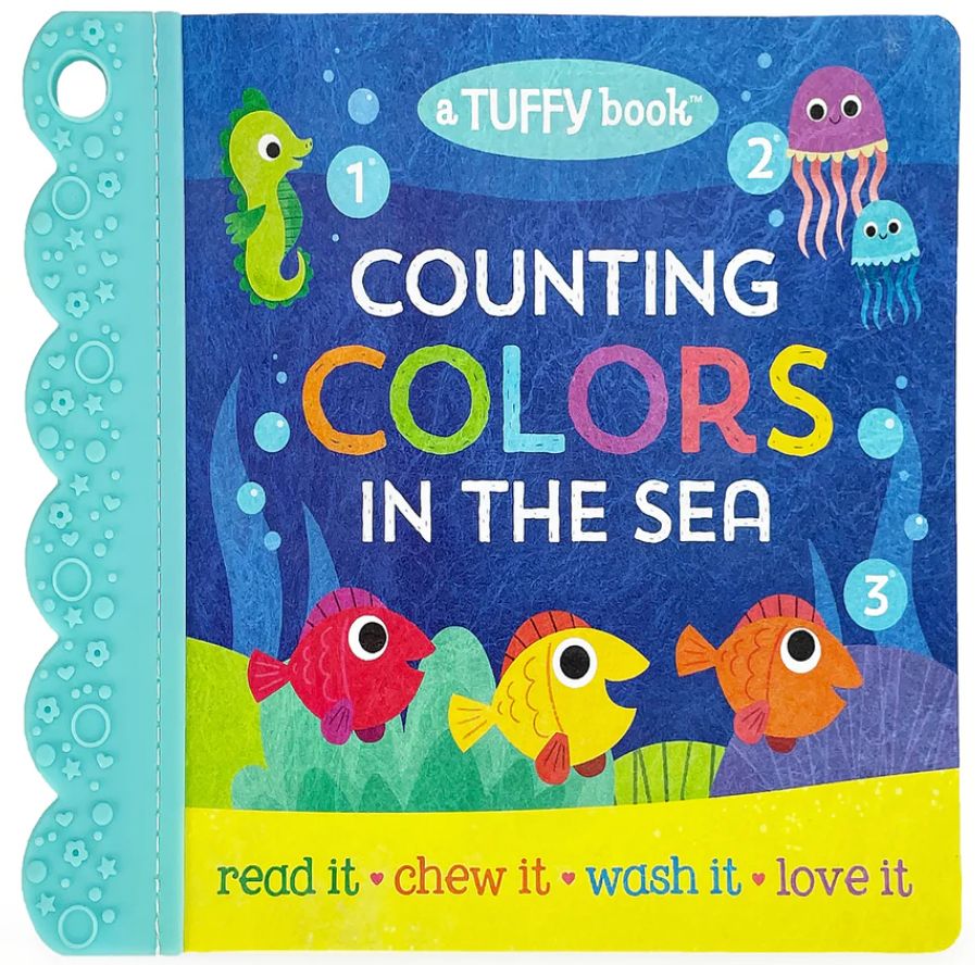 Tuffy Teether Book- Count Ocean