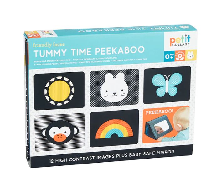 Petit Collage Tummy Time Peekaboo