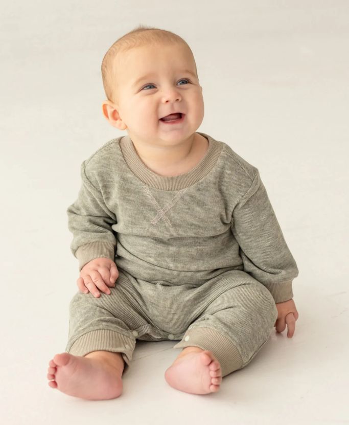 Beckett &amp; Bear Miles Romper- olive green