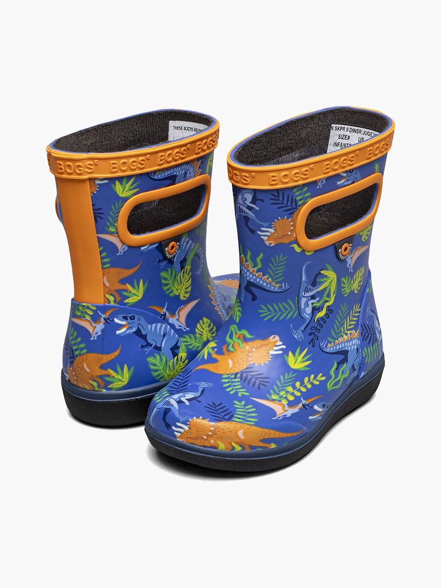 Bogs Skipper II Rainboots- Dino Jungle