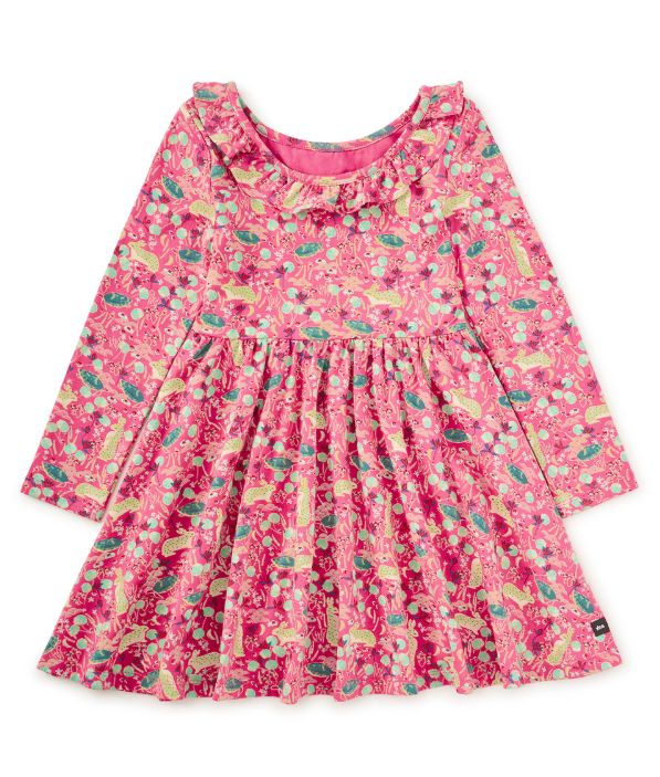 Tea Ruffle Collar Rabbit &amp; Turtle Ballet Dress