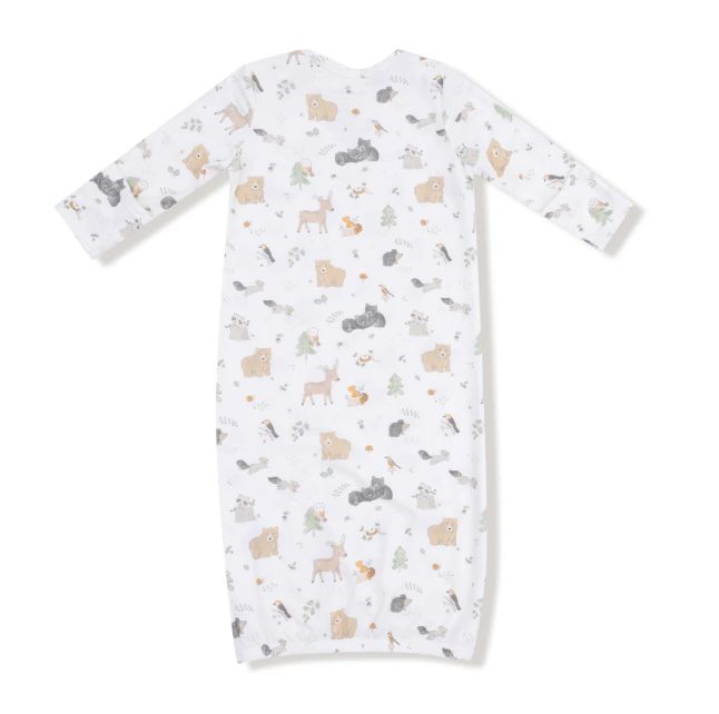 Angel Dear Woodland Gown- White/Gray