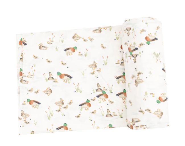 Angel Dear Swaddle Blanket- Duck Family