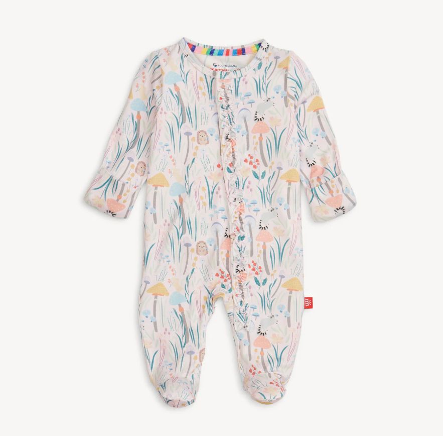 Magnetic Me Shroom Bloom Footie- Pink