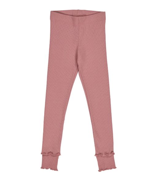 Muesli Cozy Ribbed Leggings- Nostalgia Rose