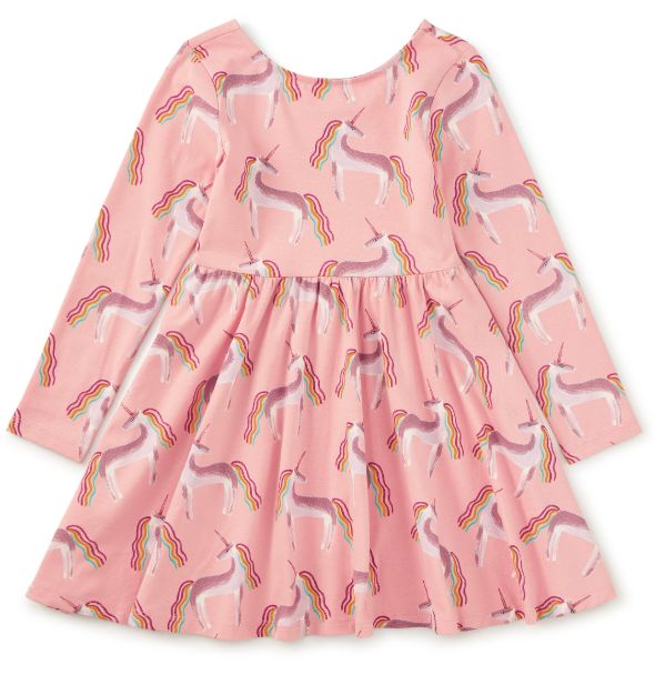 Tea Infant Rainbow Unicorn Ballet Dress
