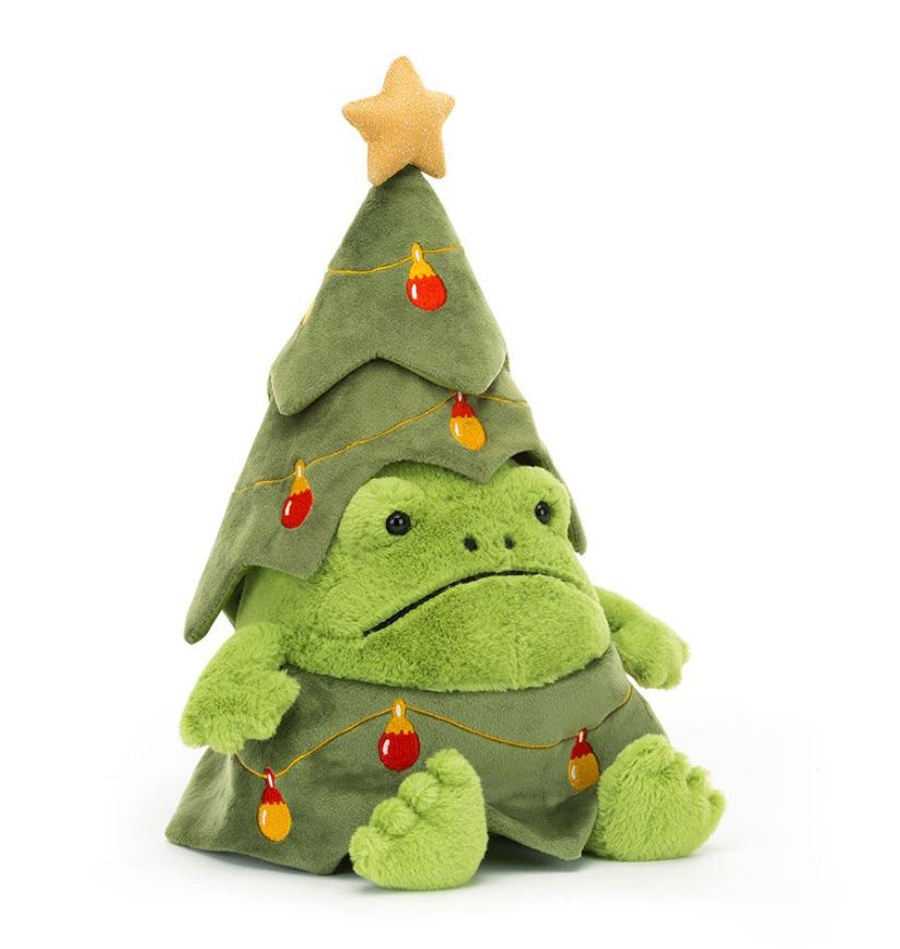 Jellycat Christmas Tree Ricky Rainfrog