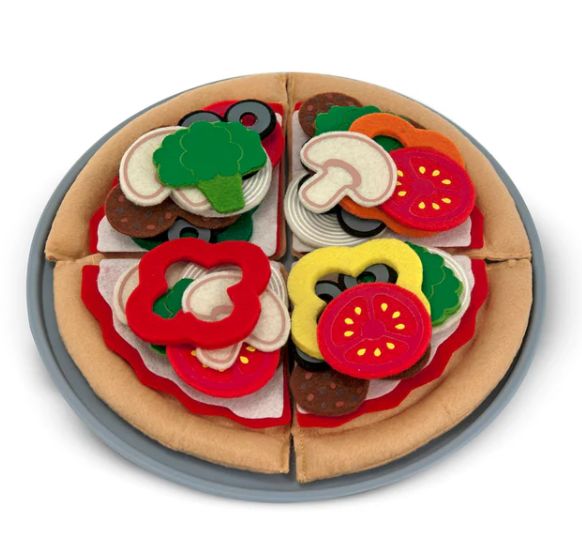 Melissa &amp; Doug Felt Food Pizza Set