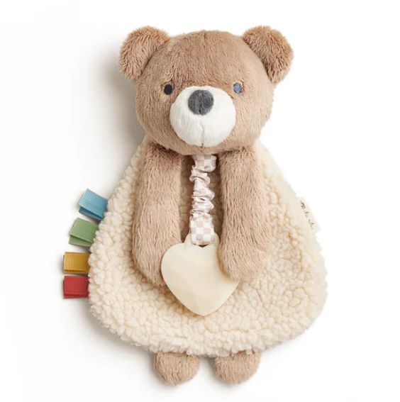 Itzy Ritzy Lovey Plush Theo Bear Toy- Beige
