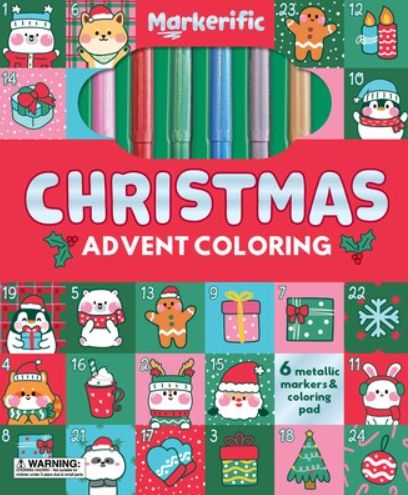 Markerific: Christmas Advent Coloring