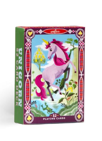 EeBoo Playing Cards- Unicorn
