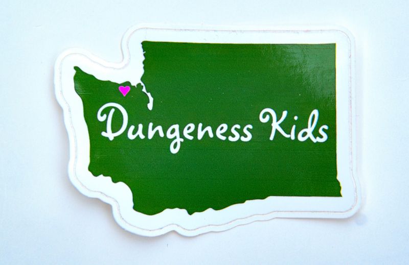 Dungeness Kids Logo Sticker