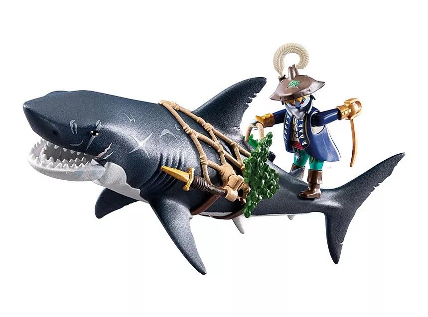 Playmobil Giant Shark with Pirate