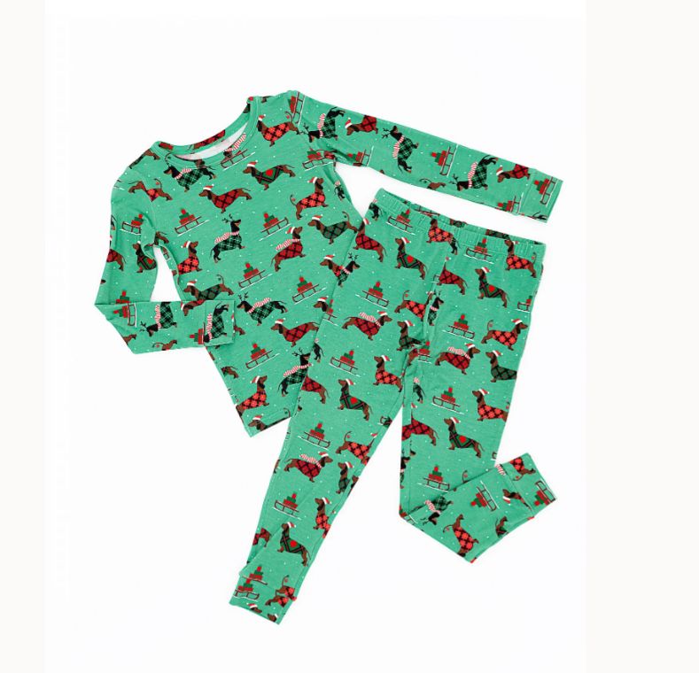 Bird&amp;Bean Daschund Xmas PJ