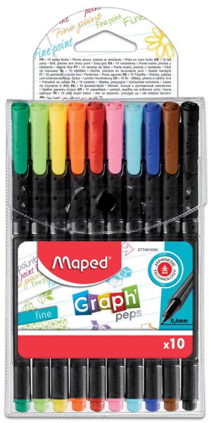 Maped Fine-Tip Felt Pens