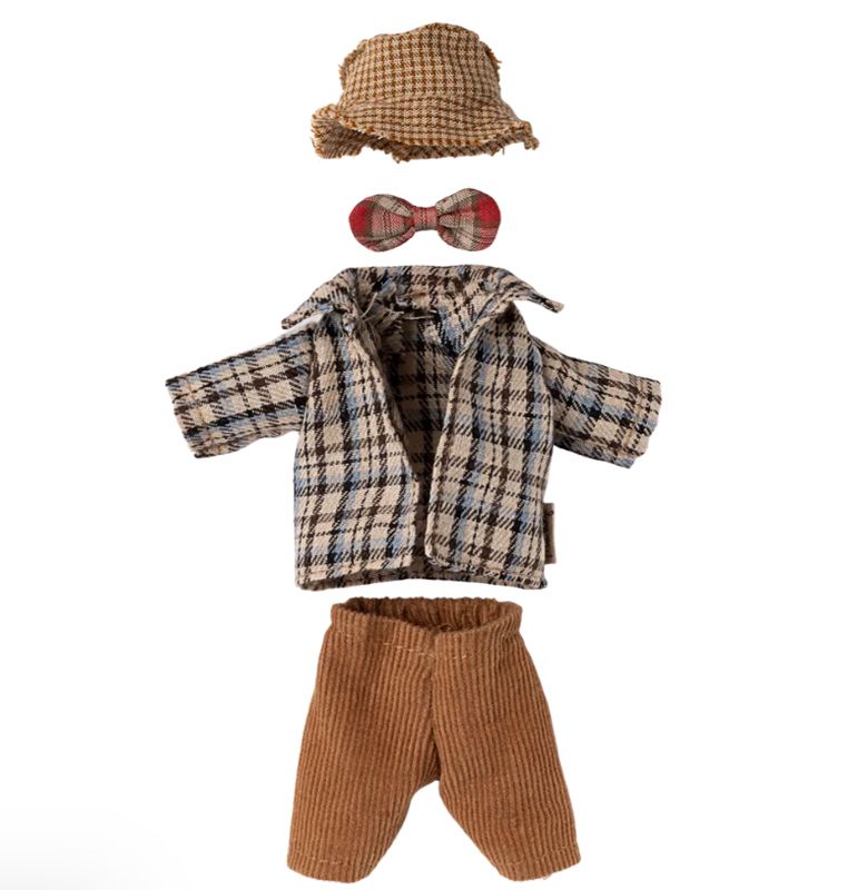 Maileg Granddad mouse clothing
