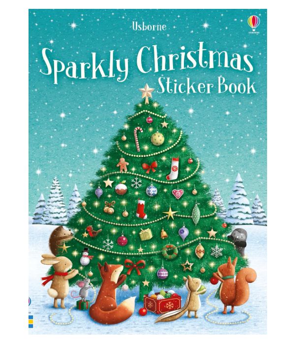 Usbourne Sparkly Christmas Trees Sticker Book
