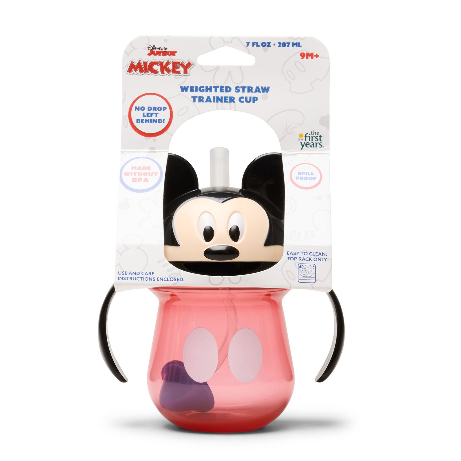 Mickey Mouse straw trainer cup