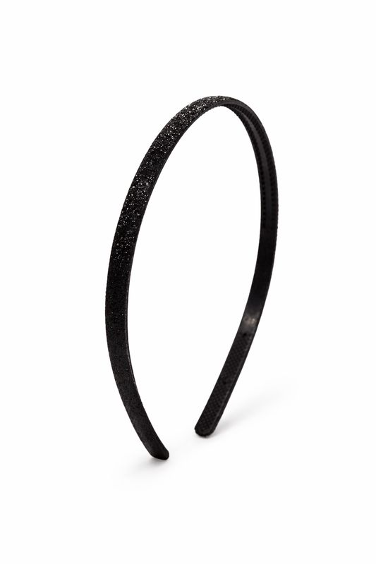 Glitter Headband- Black