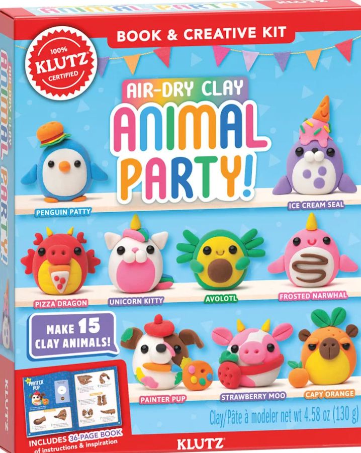 Klutz Air Dry Clay Animal Party