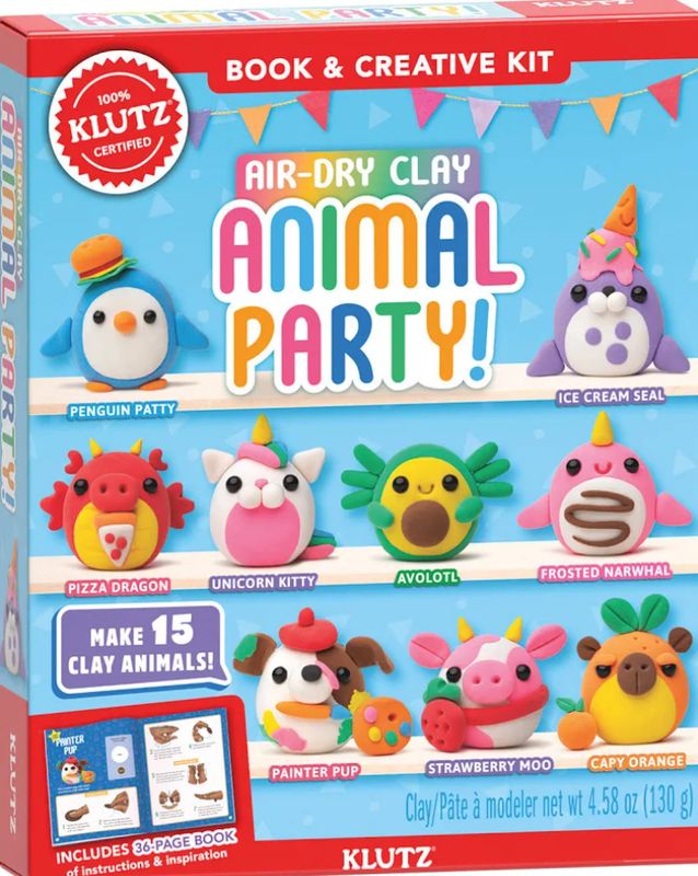 Klutz Air Dry Clay Animal Party