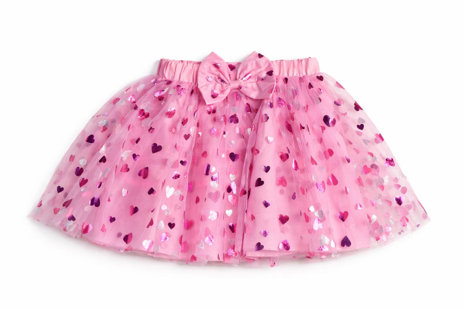 Pink Sparkle Heart Tutu