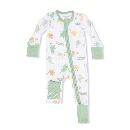 Angel Dear Convertible Romper- Pickles Playing Pickleball, Size: 0-3M