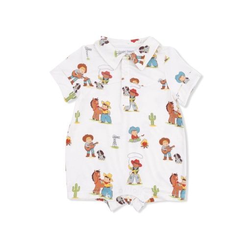 Angel Dear Cowboy Shortie- Vintage Cowboys, Size: 3-6M