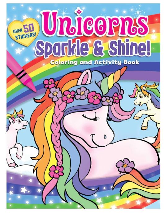 Unicorns Sparkle &amp; Shine! Coloring &amp; Activity Book