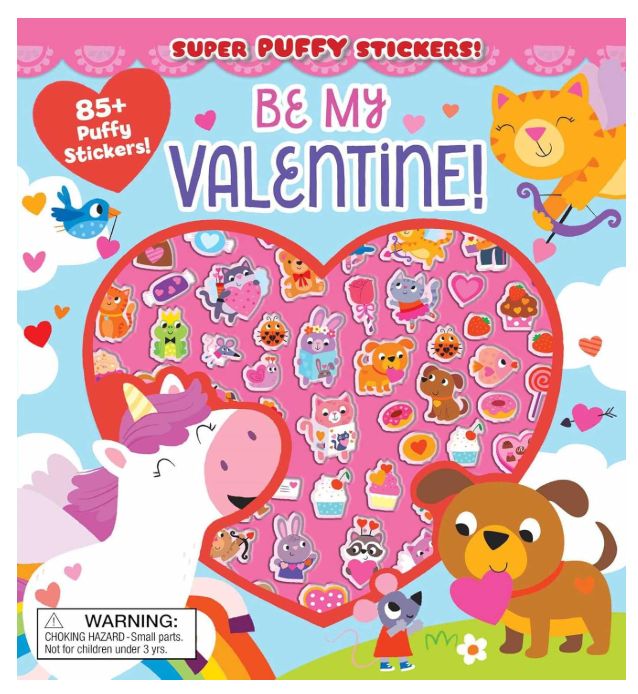 Super Puffy Stickers! Be My Valentine