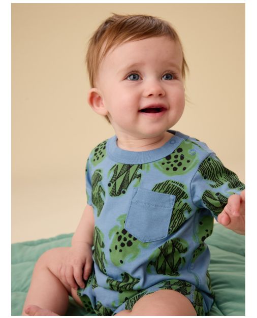 Tea Short Pocket Romper