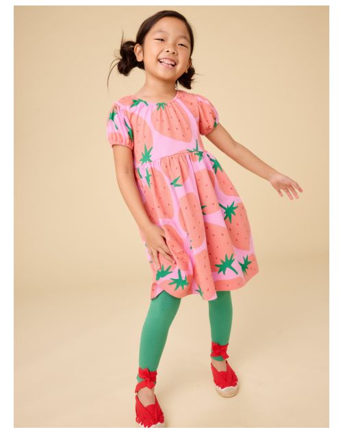 Tea Strawberry Empire Dress