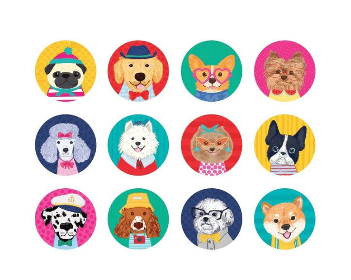 Dog Portraits Mini Memory Match Game