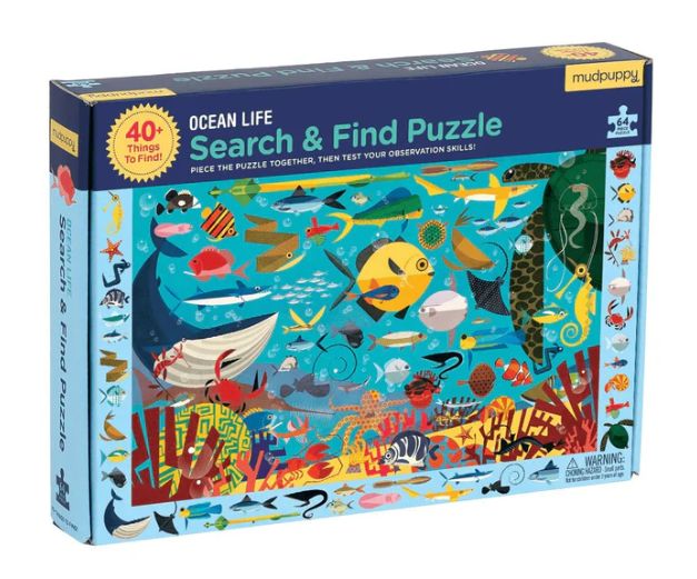 Ocean Life Search &amp; Find Puzzle