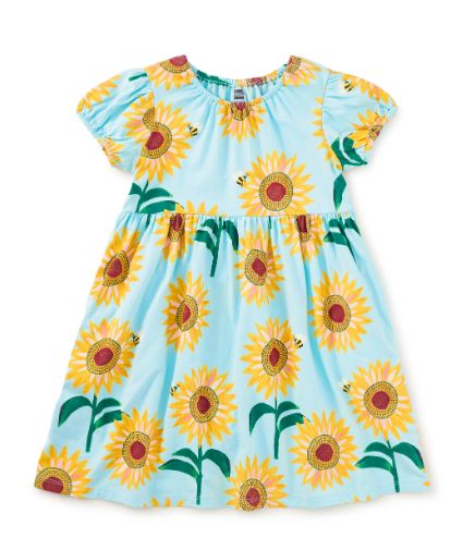 Tea Infant Sunflower Empire Dress