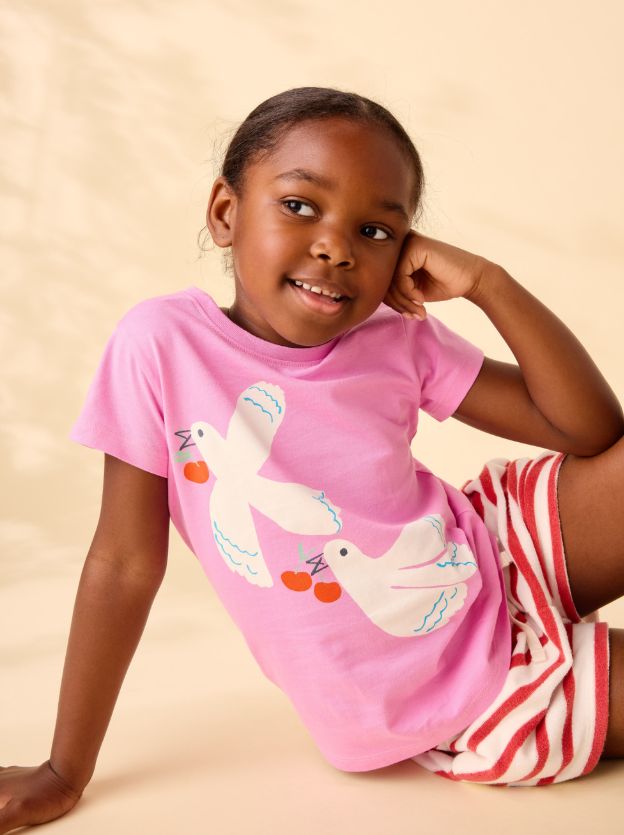 Tea Cherry Wings Graphic Tee