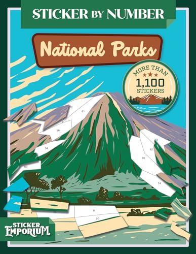 National Parks: Sticker-by-Number Activity Book