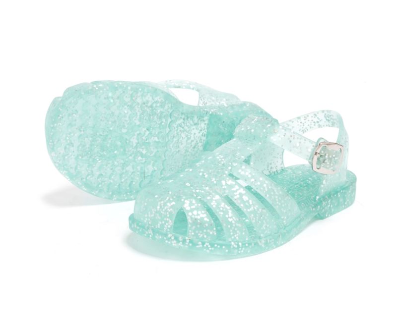 Shooshoos Uncle Rico Jelly Sandal Water Shoe- Aqua