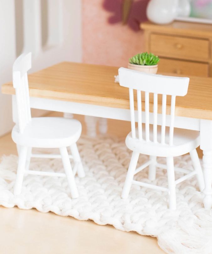 MacyMae Windsor Dining Chair- white