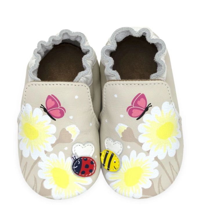Robeez Ladybug Soft Sole Shoe- Taupe