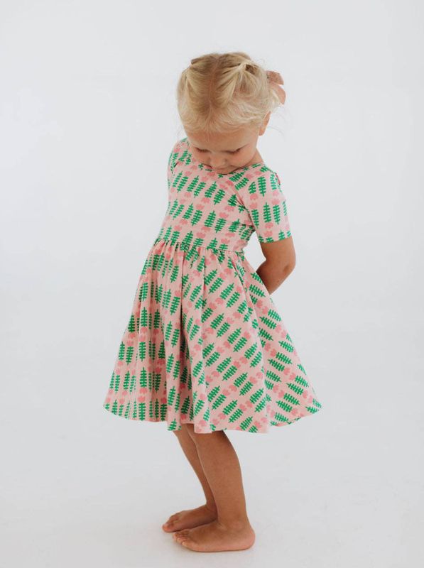 Good Apples Kids  Pink Tulip Twirl Dress