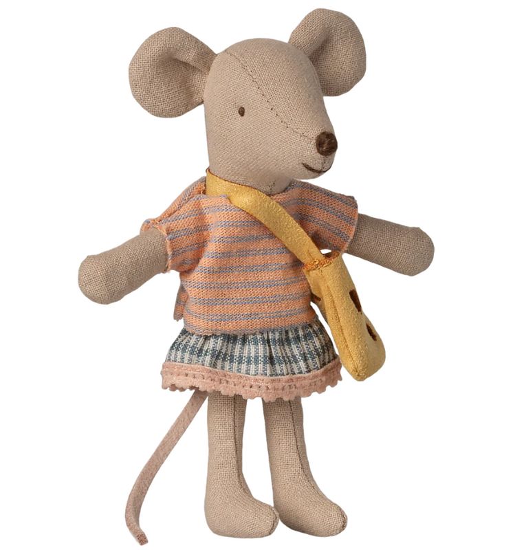 Maileg Little Sister Mouse with Bag