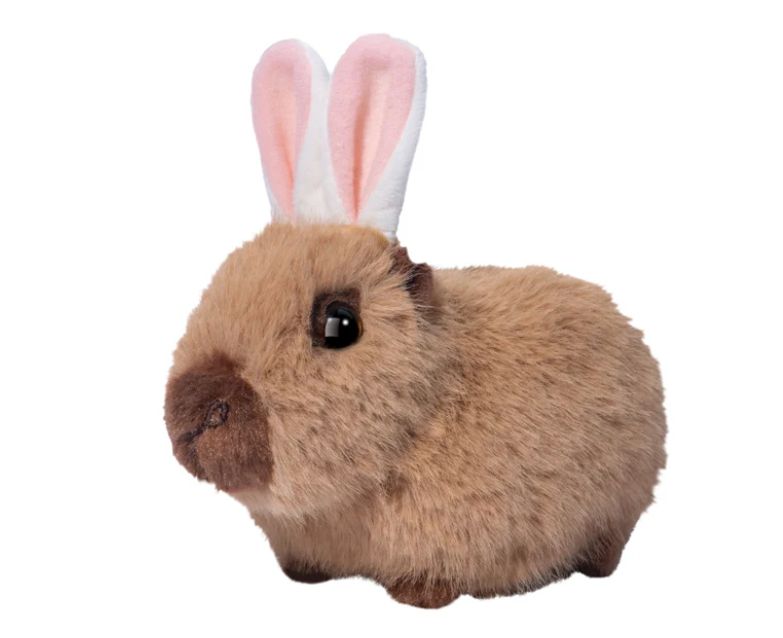 Douglas Capybara with Bunny Ears