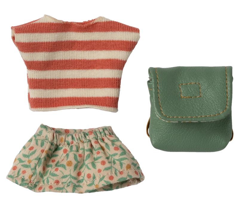 Maileg Big Sis Green Outfit &amp; Bag