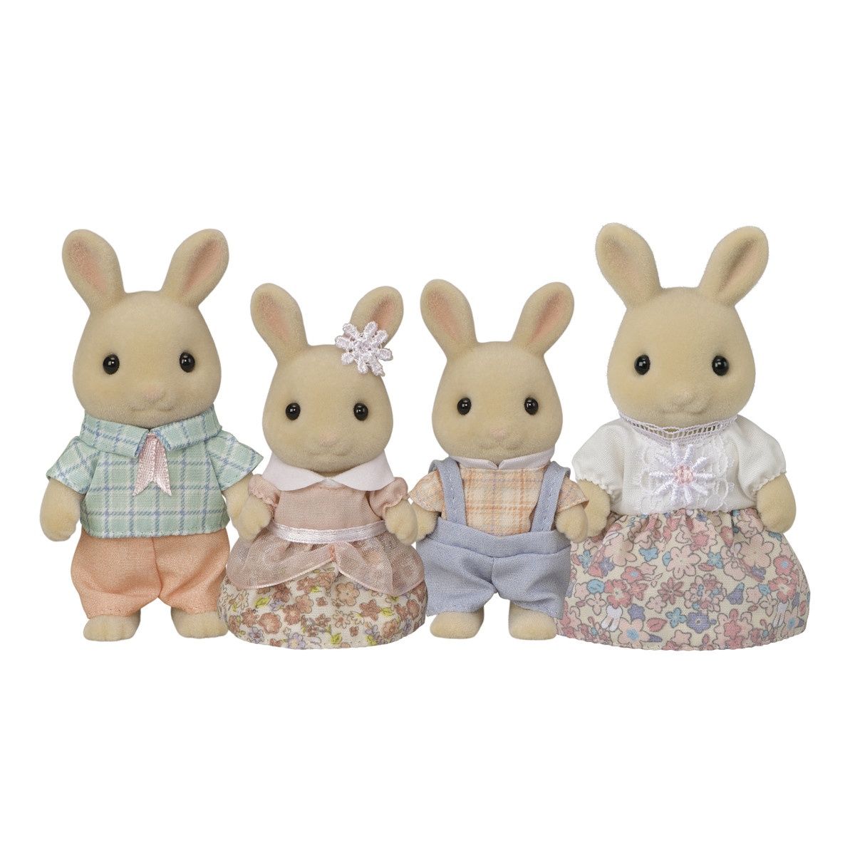 Calico Critter milk rabbit family