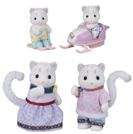 The Calico Critters Snow Leopard Family