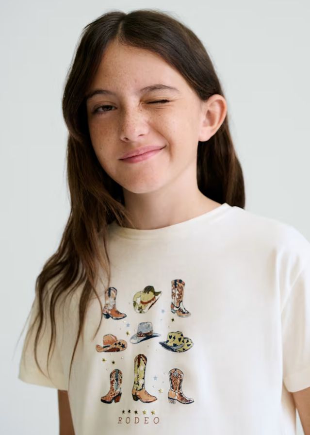 Mayoral Tween Rodeo Tee- Bone