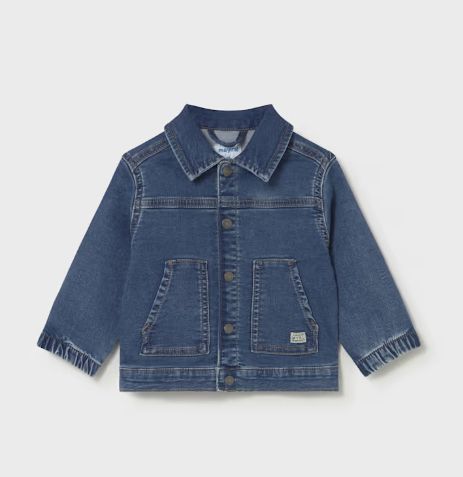 Mayoral Infant Denim Jacket- Dark